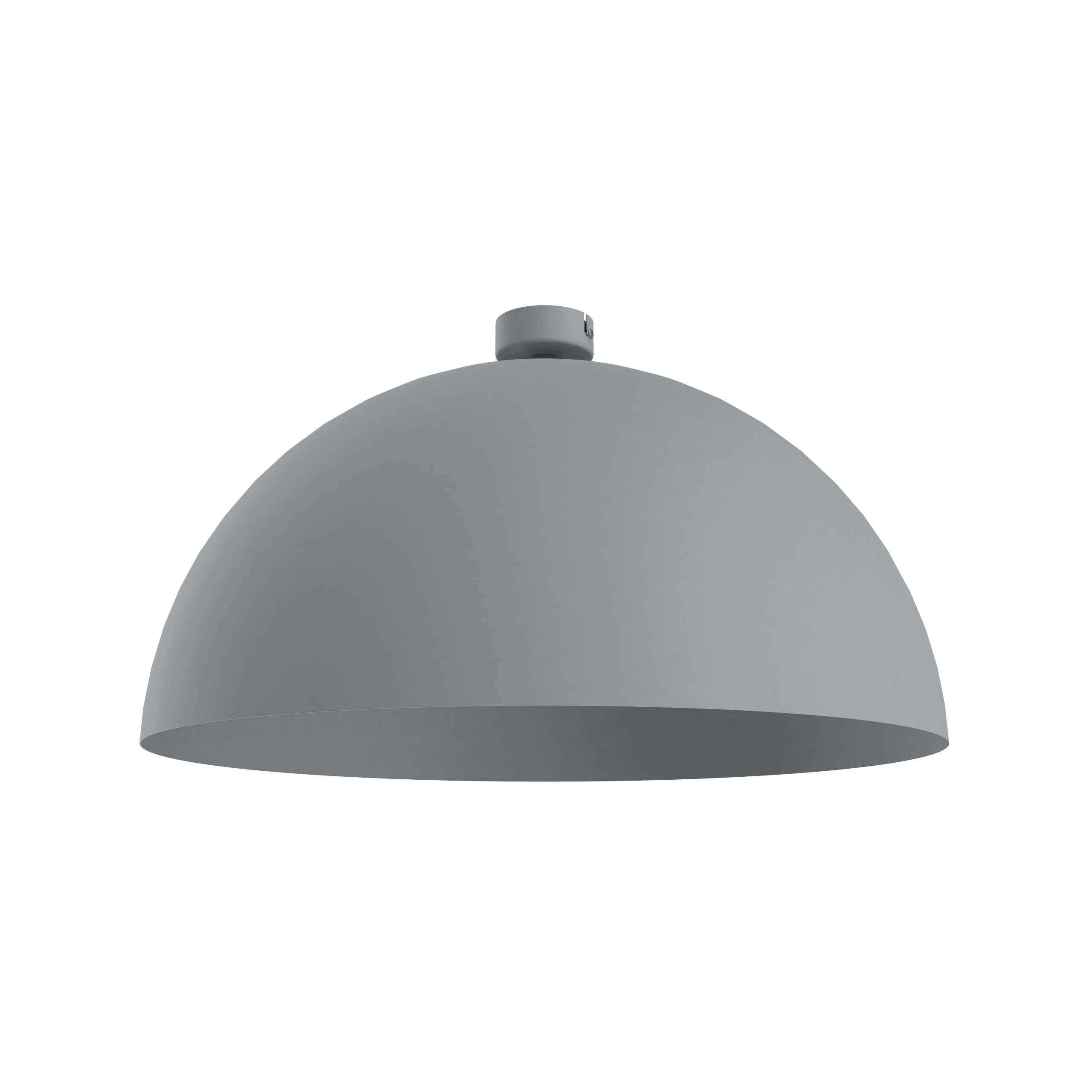 LUMICOM - CASSIS plafoniera Ø60 metallo grigio 1x E27