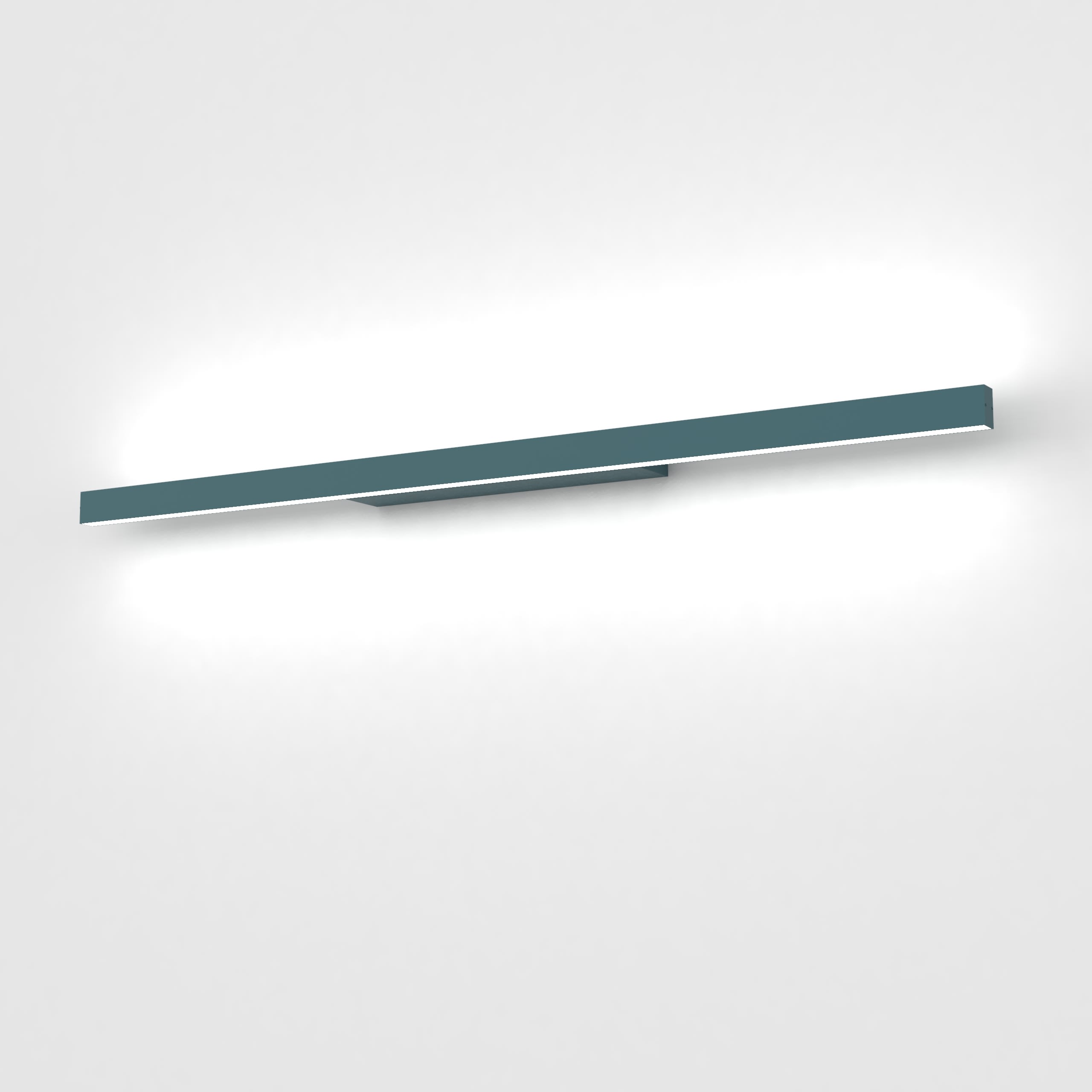LUMICOM - LUMICOM | RIFT applique l, STRIP LED, 30W/m, 3000K, metallo, blu mediterraneo, L.90