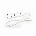 MED - Presa multipla 5 prese Bipasso 10/16A cavo 3x1.0mm 1,5m.