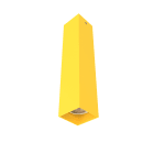 LUMICOM - LUMICOM | CUBE Plafoniera, 1X GU10, max 33W, metallo, giallo, H30cm