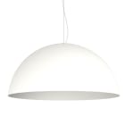 LUMICOM - CASSIS sospensione Ø60 metallo bianco 1xE27