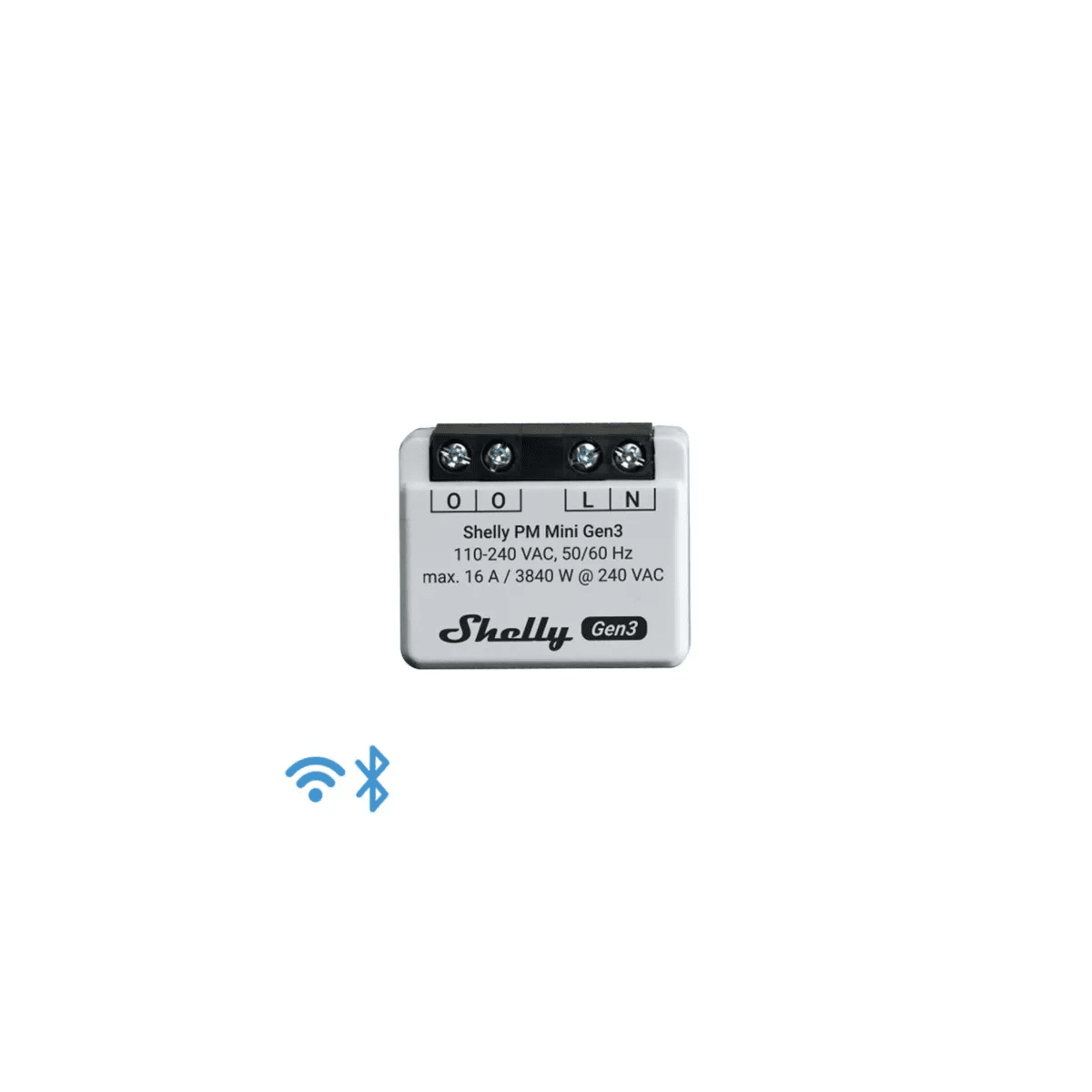 SHELLY - Shelly Mini PM Gen 3 - Smart Relay 16A AC WiFi/BT + PM