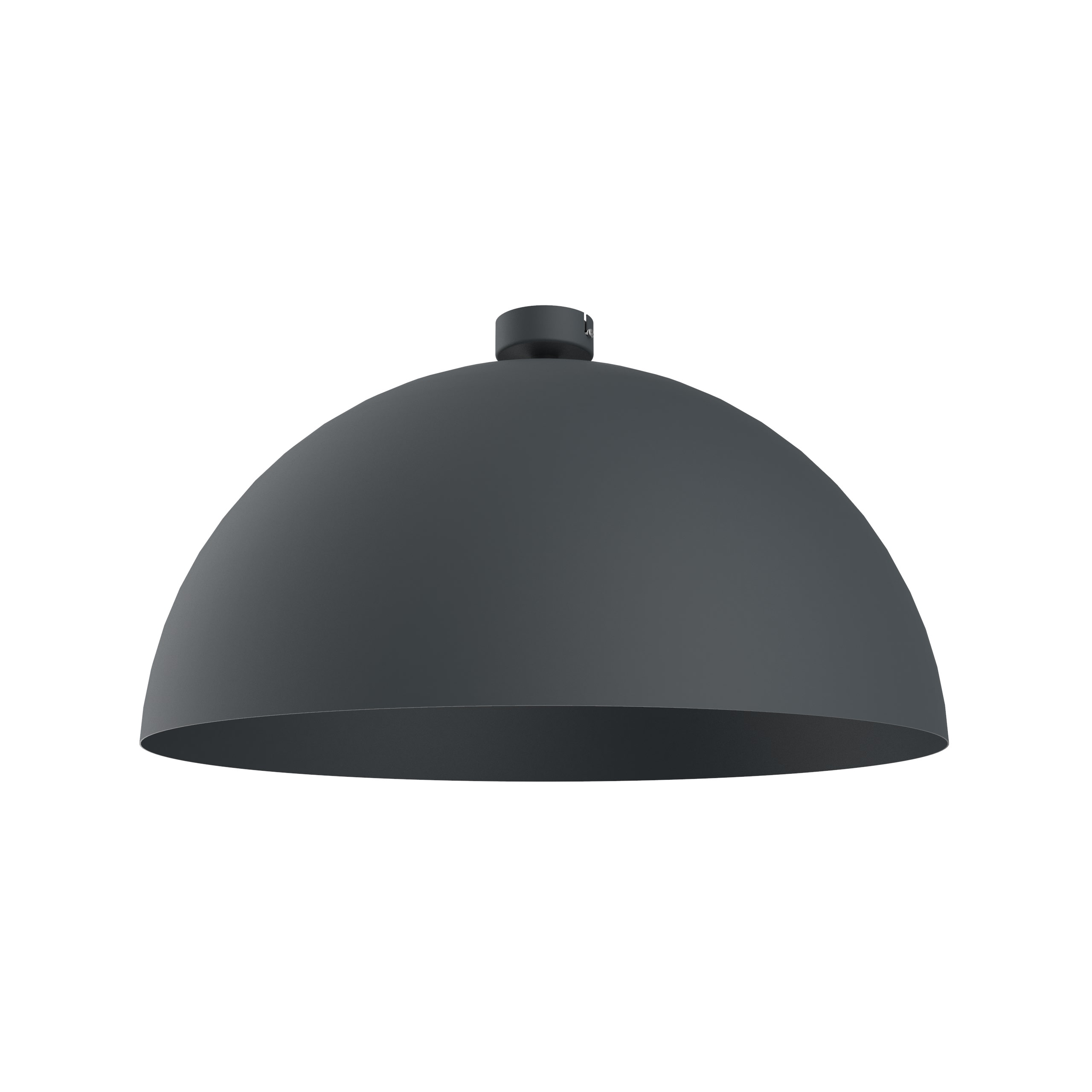 LUMICOM - CASSIS plafoniera Ø60 metallo grigio antracite 1x E27