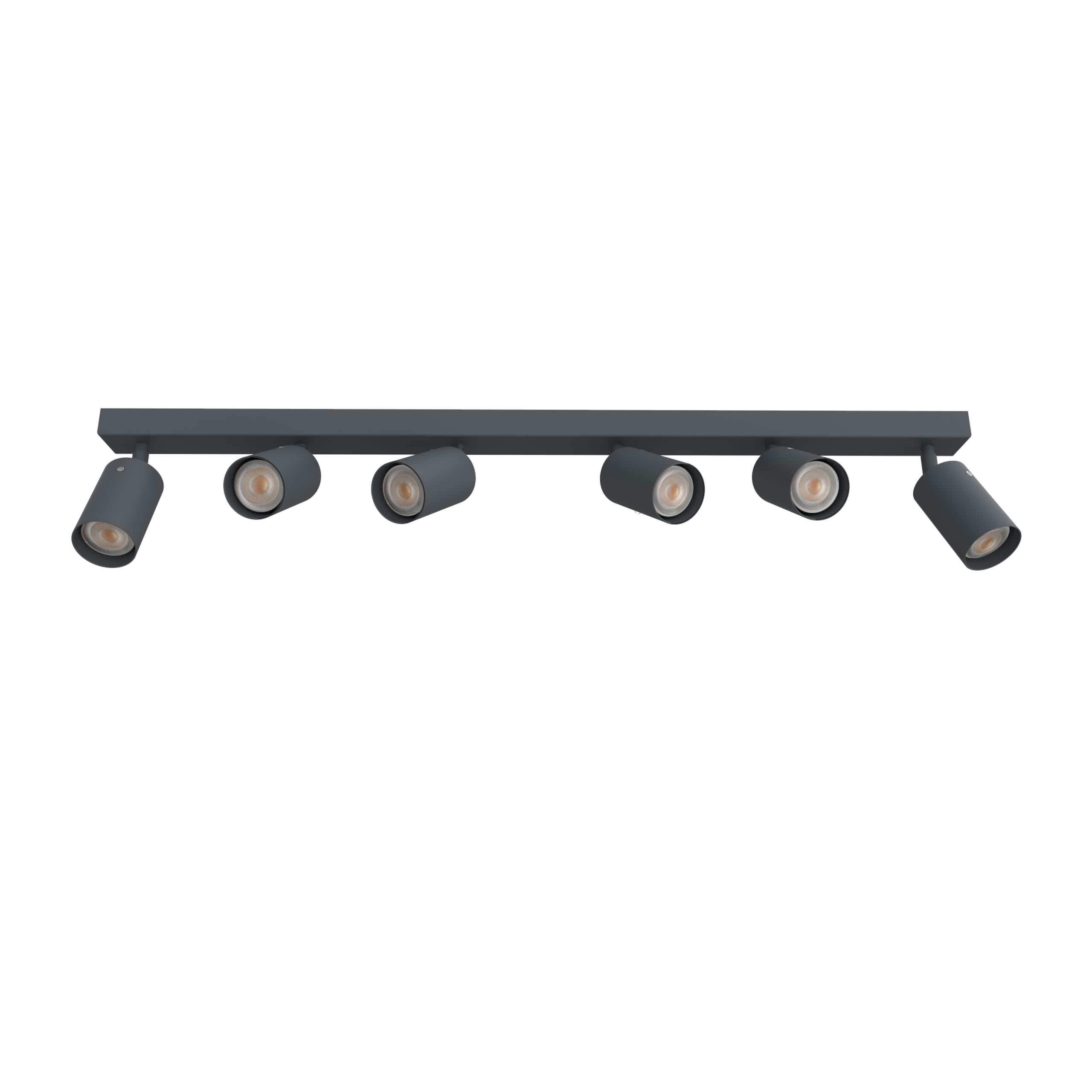LUMICOM - LUMICOM | FORM plafoniera, 6XGU10, max 33W, metallo, antracite, L90cm