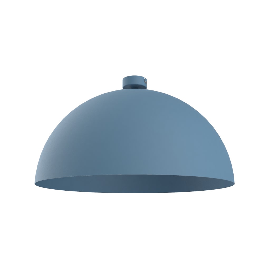 LUMICOM - CASSIS plafoniera Ø60 metallo blu avio 1xE27