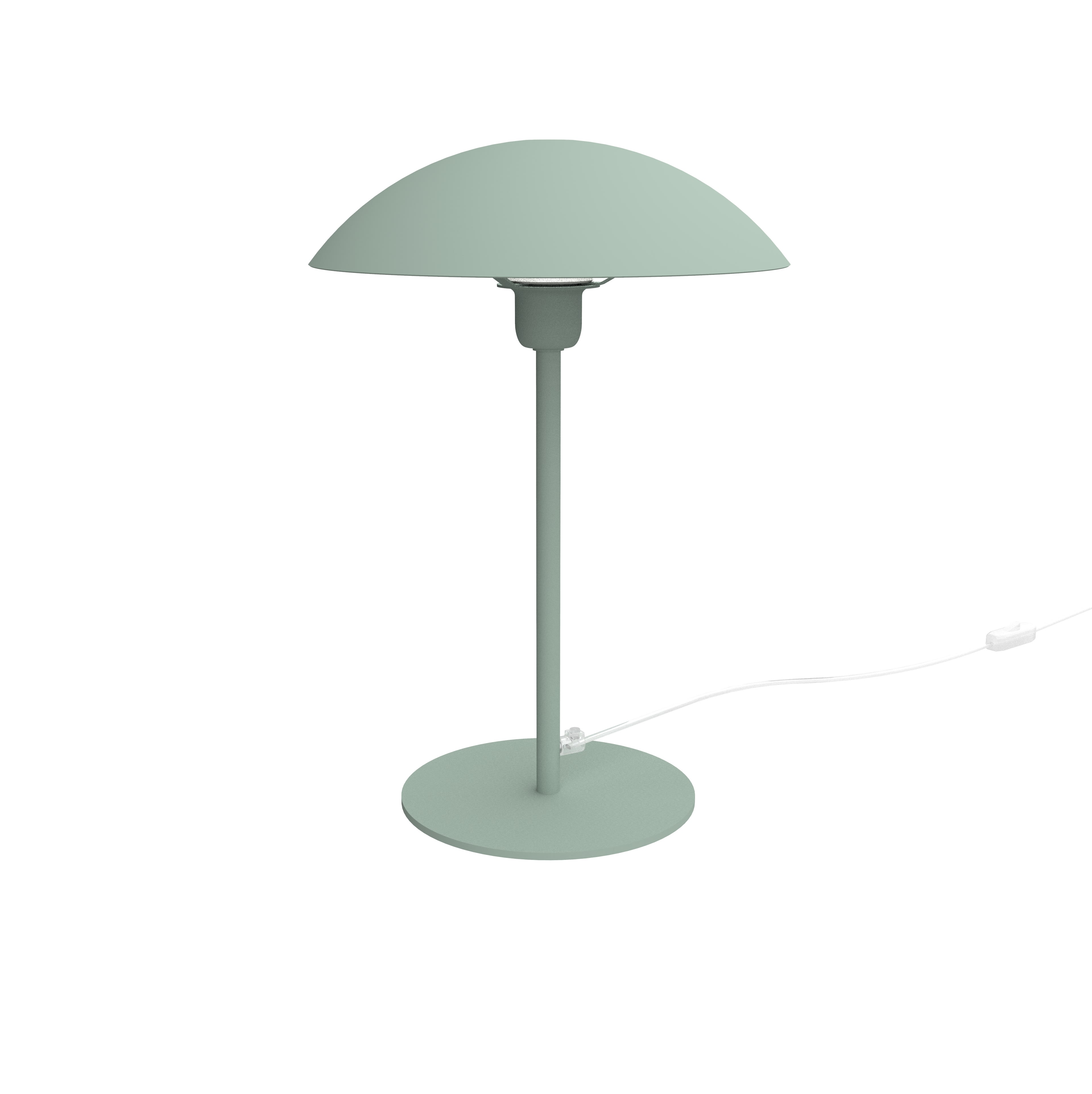 LUMICOM - CASSIS tavolo Ø30 metallo verde iceberg 1xE27