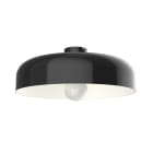 LUMICOM - TUZZI Deckenleuchte ø40 Glänzend schwarz/weißes Metall 1xE27