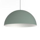 LUMICOM - CASSIS sospensione Ø40 metallo verde iceberg/bianco 1 x E27