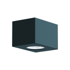 LUMICOM - LUMICOM | MANHATTAN S Plafoniera, 1X GU10, max 33W, metallo, blu mediterraneo, 10x10cm