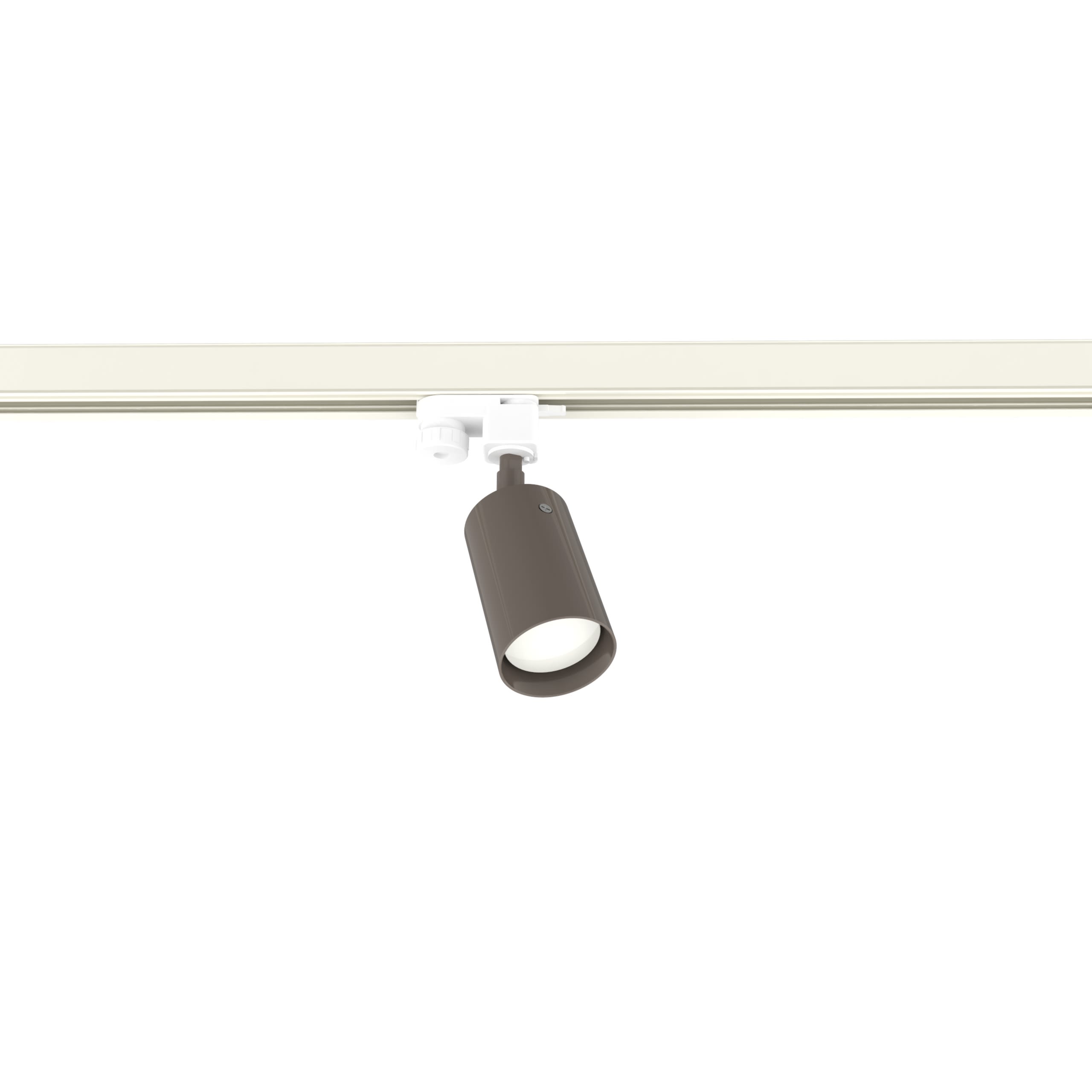 LUMICOM - FORM TRACK H10 L.6 METALLO TORTORA LUCIDO 1XGU10