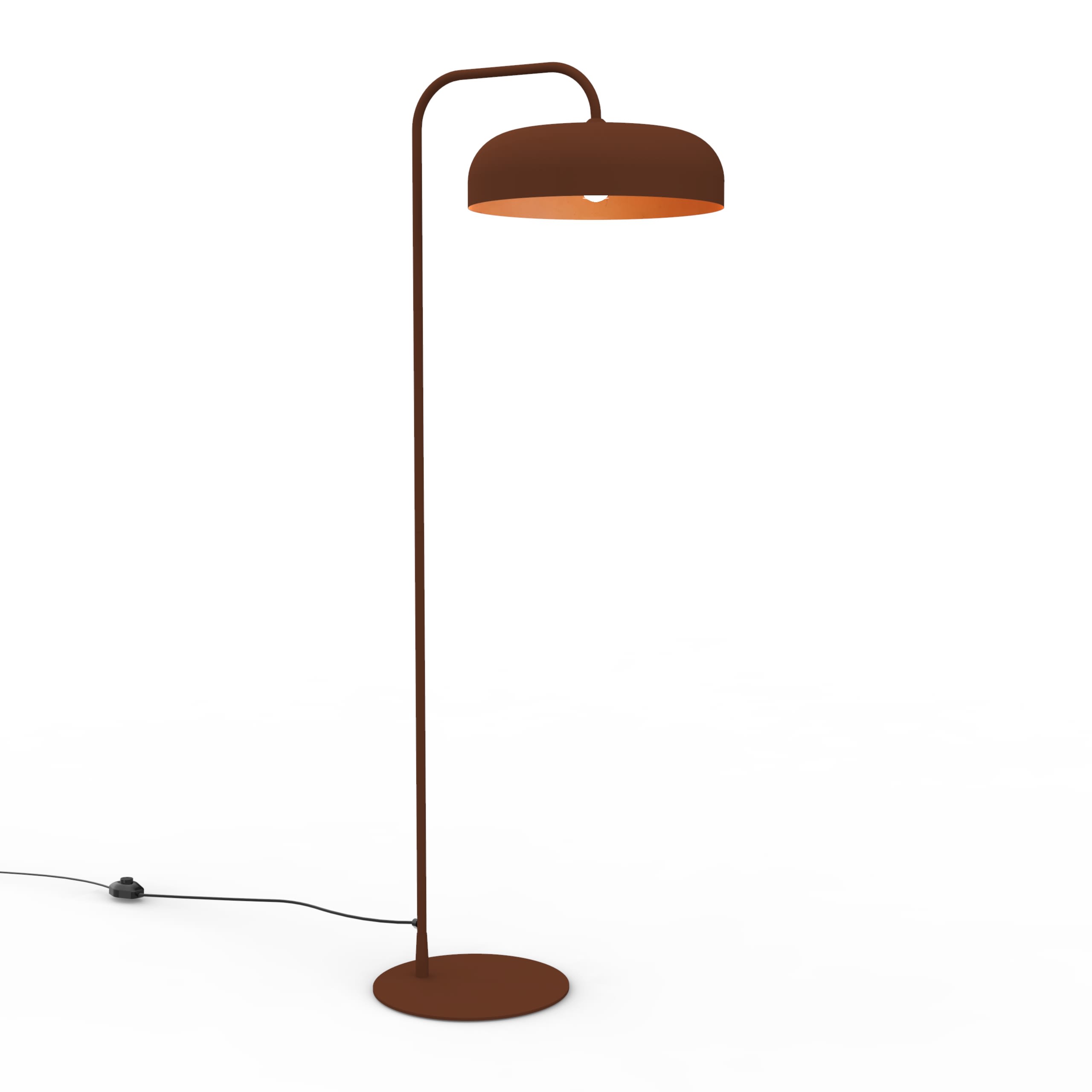 LUMICOM - TUZZI Stehlampe ø40 H165 Corten/Kupfer metall 1xE27