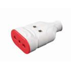 ROSI MATERIALE ELETT - PRESA MOBILE 10/16A 2P+T MONOBLOCCO ANTISCHIACCIAMENTO BIANCO