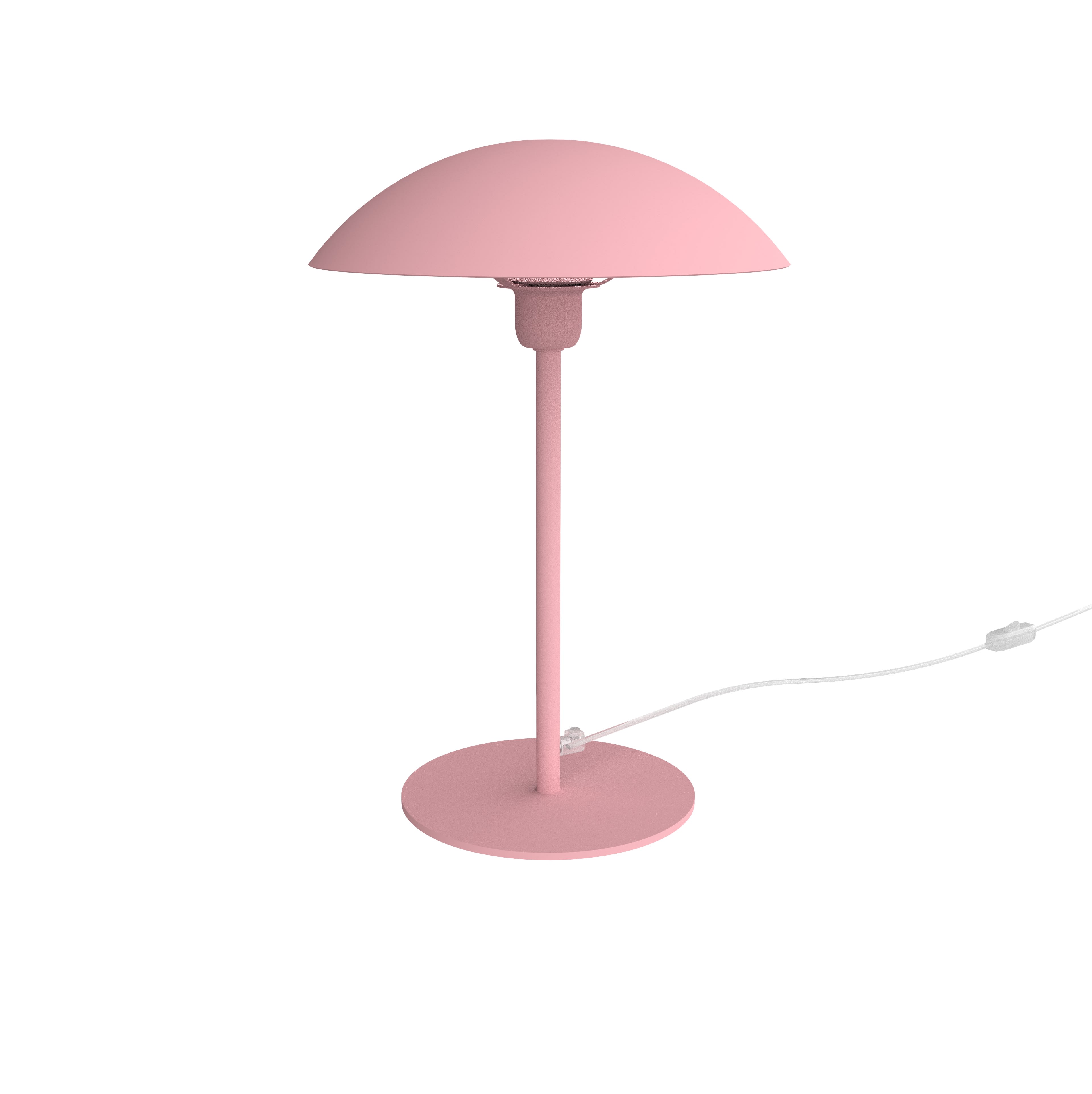 LUMICOM - CASSIS tavolo Ø30 metallo rosa lotus 1xE27