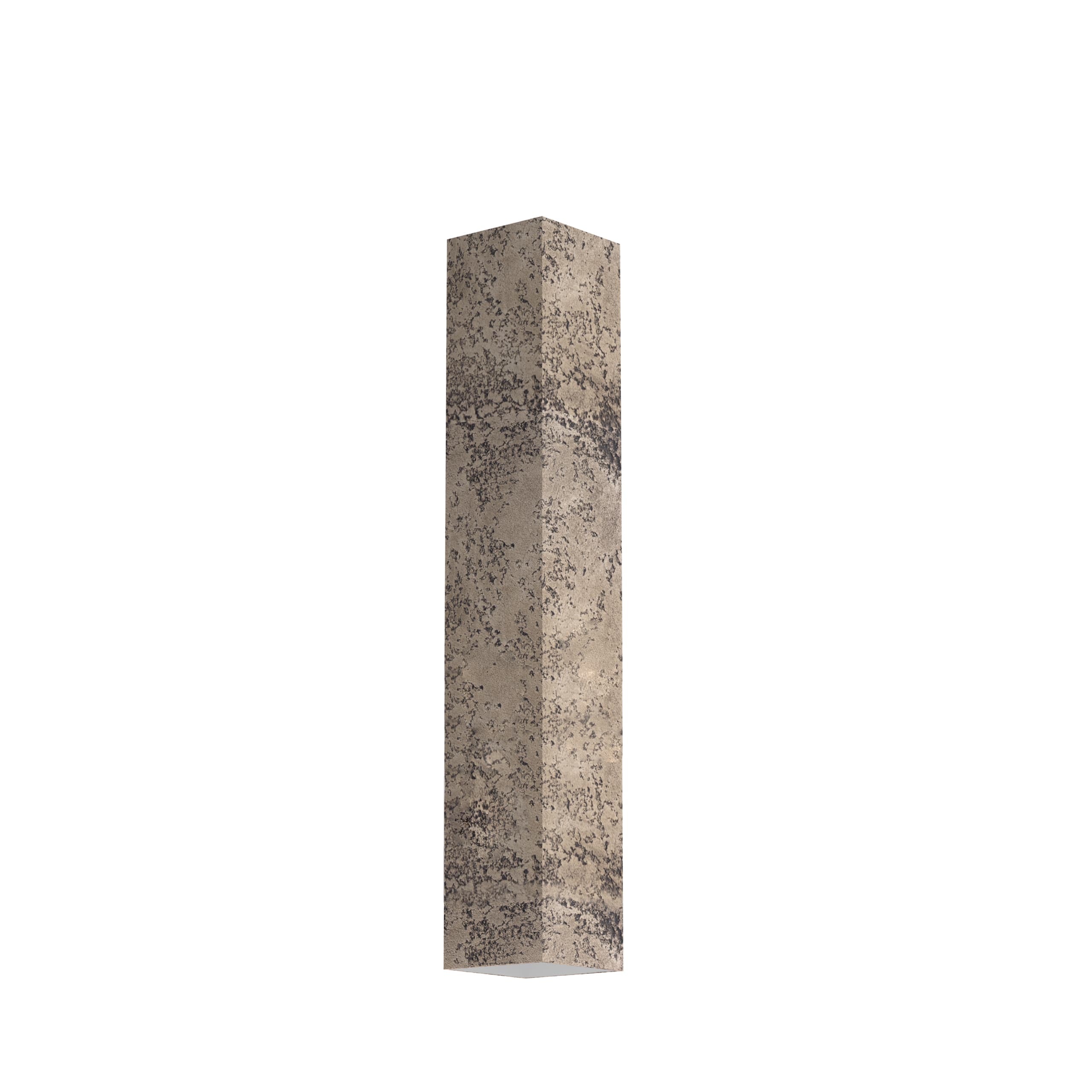 LUMICOM - LUMICOM | CUBE Plafoniera, 1X GU10, max 33W, metallo, cemento, H40cm