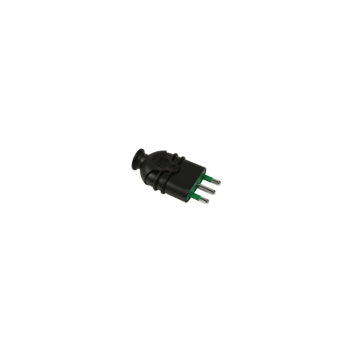 ENERGYX - Spina 16A rinforzata, nera, made in Italy
