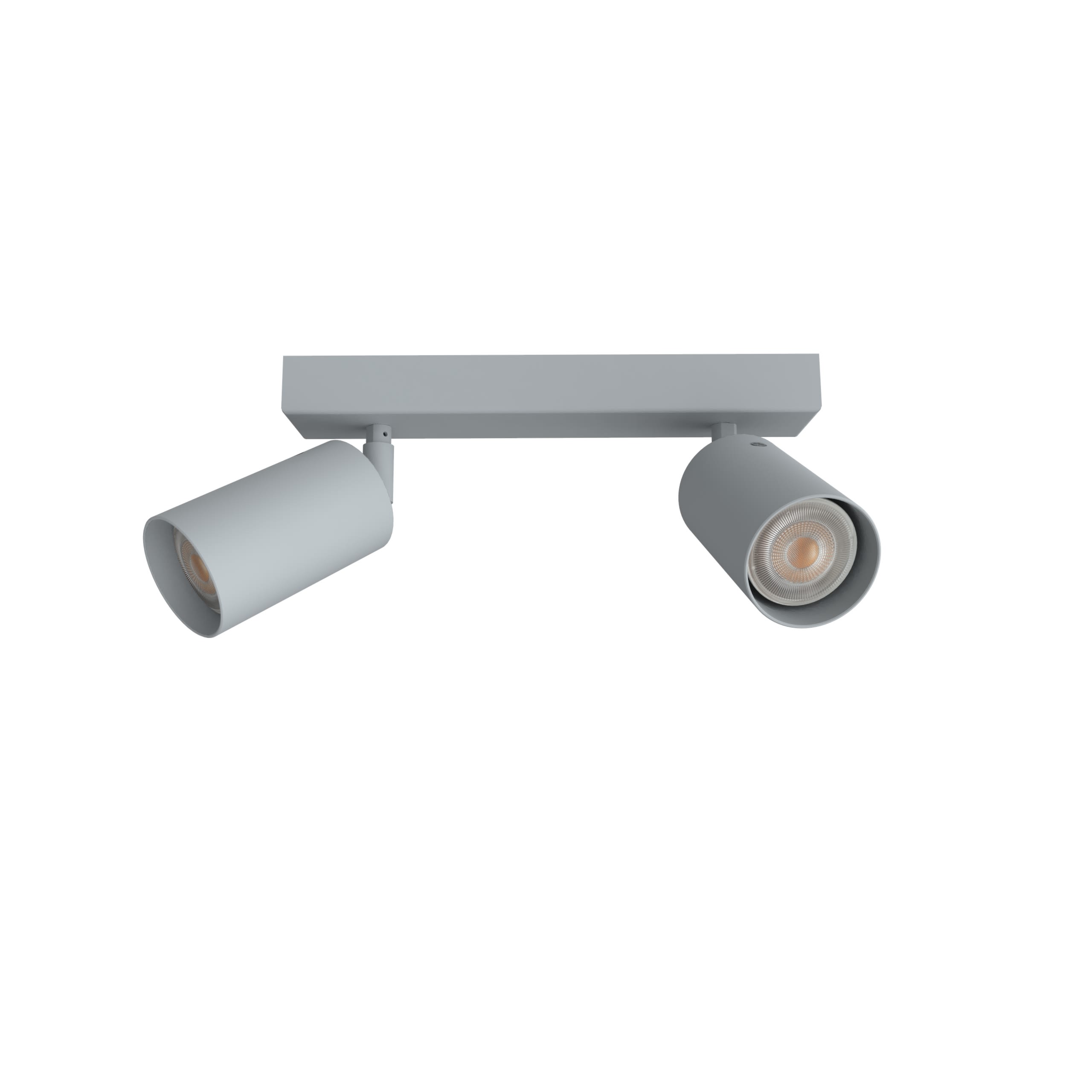 LUMICOM - LUMICOM | FORM M Plafoniera, 2X GU10, max 33W, metallo, grigio, L.30cm