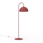 LUMICOM - CASSIS ARCO Stehlampe, 170 cm, rot, Metall, 1xE27