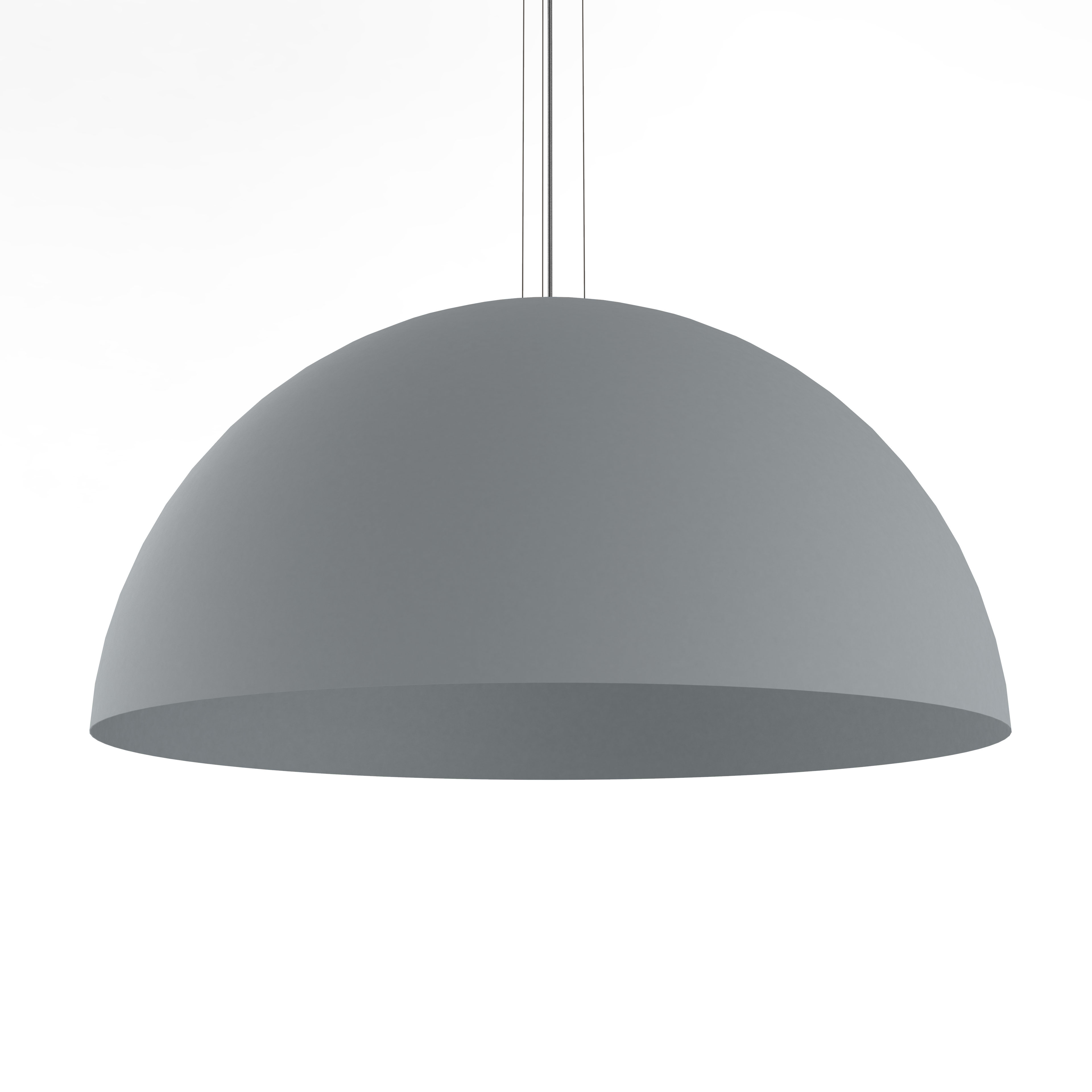 LUMICOM - CASSIS Pendelleuchte Ø80, Grau, Metall, 1x E27