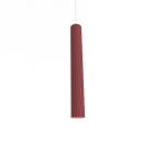 LUMICOM - LUMICOM | ROND Sospensione, 1X GU10, max 33W, metallo, rosso cowhide, H.40cm