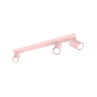 LUMICOM - LUMICOM | FLECK Plafoniera, 3x GU10, max 33W, metallo, rosa, D.6cm
