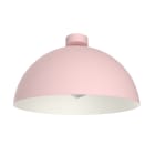 LUMICOM - CASSIS plafoniera Ø40 metallo rosa /bianco 1x E27