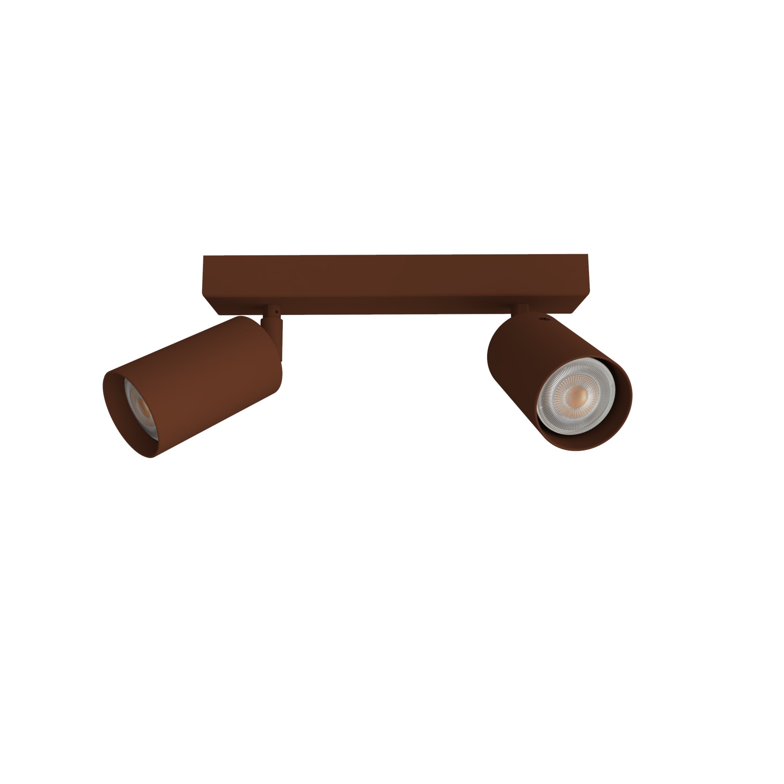 LUMICOM - LUMICOM | FORM M Plafoniera, 2X GU10, max 33W, metallo, marrone corten, L.30cm
