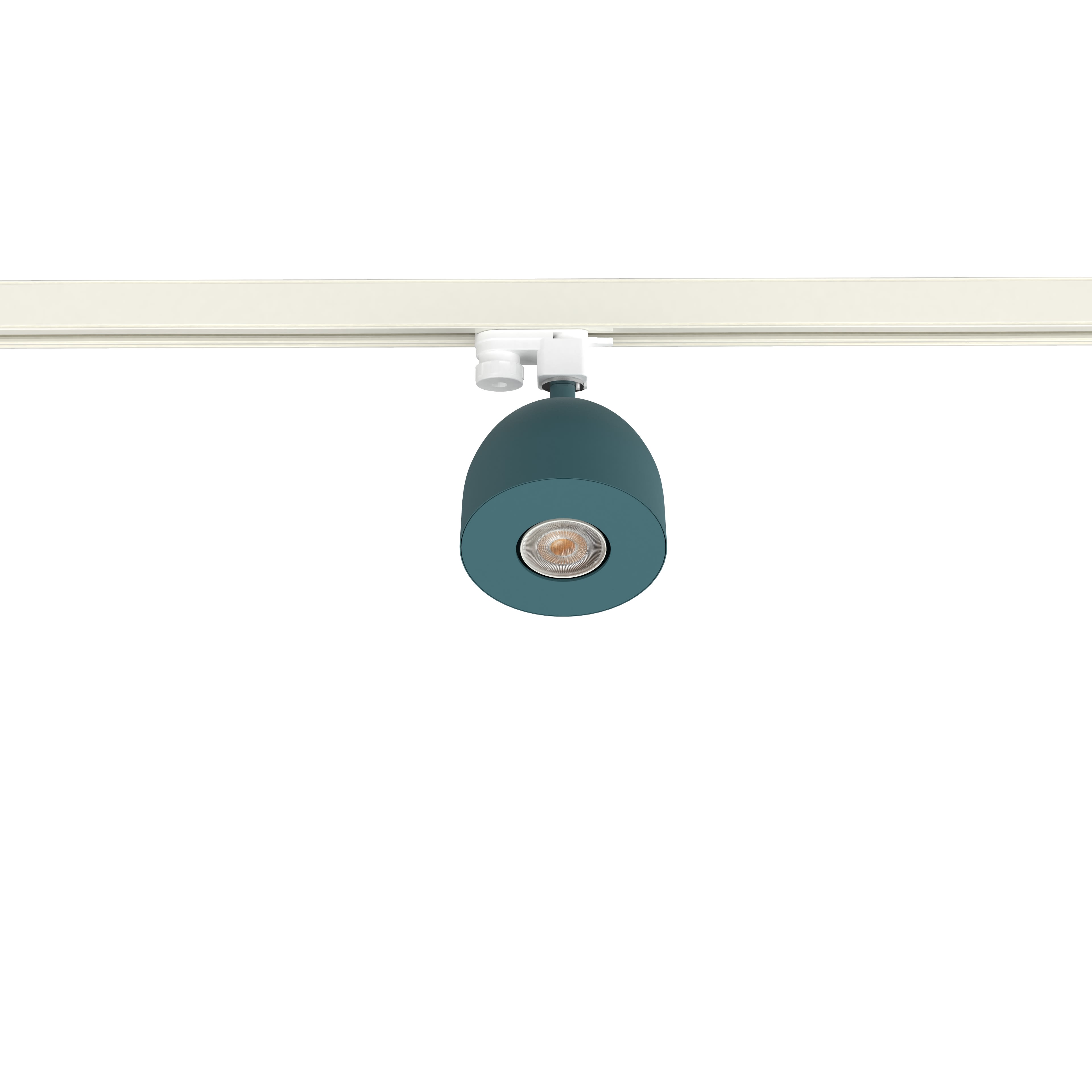 LUMICOM - CAMPANELLA TRACK H12 Ø12 METALLO BLU MEDITERRANEO 1XGU10