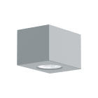 LUMICOM - LUMICOM | MANHATTAN S Plafoniera, 1X GU10, max 33W, metallo, grigio, 10x10cm
