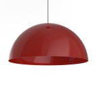LUMICOM - CASSIS sospensione pendel Ø40 metallo rosso lucido 1x E27