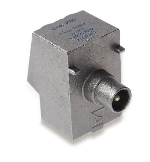 TELEWIRE - Presa in pressofusione 2,2 GHz derivata 7 db boccola maschio - SCATOLA 10PZ