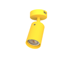 LUMICOM - LUMICOM | FORM S Plafoniera, 1X GU10, max 33W, metallo, giallo, D.6cm