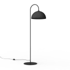 LUMICOM - Cassis Arco Stehlampe, H. 170, matt schwarz, Metall 1XE27