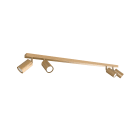 LUMICOM - LUMICOM | FLECK Plafoniera, 4x GU10, max 33W, metallo, anodic gold, D.6cm