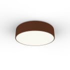 LUMICOM - LUMICOM | PUNNETT Plafoniera, 2X E27, max 42W, metallo/plexiglas, corten, D.30cm