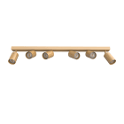 LUMICOM - LUMICOM | FORM plafoniera, 6XGU10, max 33W, metallo, oro anodic, L90cm