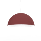 LUMICOM - CASSIS SOSPENSIONE Ø60 METALLO ROSSO / BIANCO 1 X E27