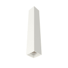 LUMICOM - LUMICOM | CUBE Plafoniera, 1X GU10, max 33W, metallo, bianco opaco, H40cm