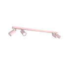 LUMICOM - LUMICOM | FLECK Plafoniera, 4x GU10, max 33W, metallo, rosa, D.6cm