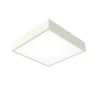 LUMICOM - MONDRIAN PLAFONIERA 42X42 METALLO BIANCO LUCIDO 30W 4000K