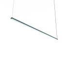 LUMICOM - SPLINT sospensione 1X metallo  blu med LED TW 2700-6000 17.3W/m