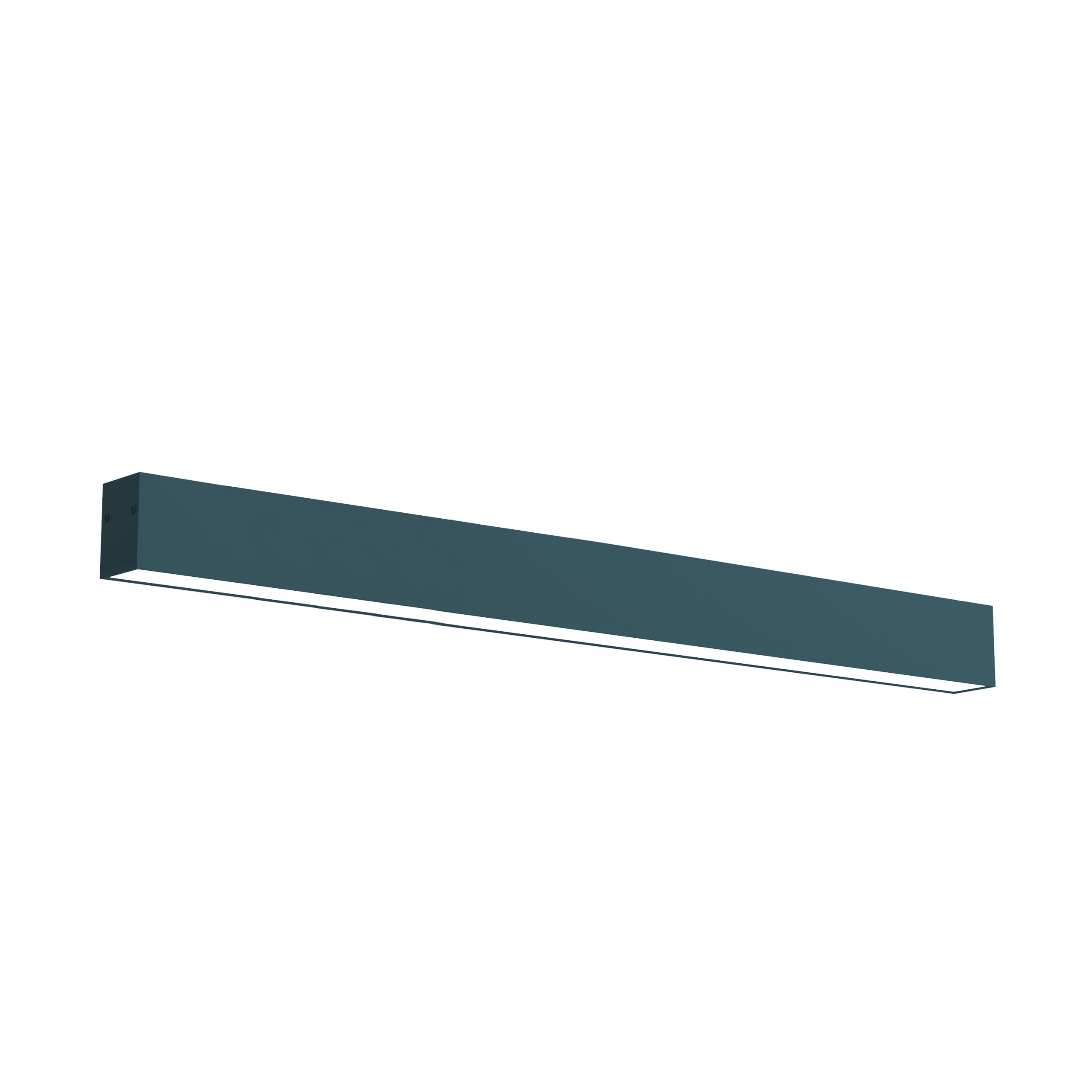 LUMICOM - LUMICOM | LINEAR Plafoniera, STRIP LED INTEGRATA, 24W, 4000K, metallo, blu mediterraneo, L100cm
