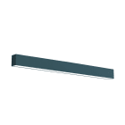 LUMICOM - LUMICOM | LINEAR Plafoniera, STRIP LED INTEGRATA, 24W, 4000K, metallo, blu mediterraneo, L100cm