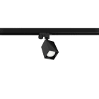 LUMICOM - BRICK TRACK H10 L.6 METALLO NERO LUCIDO 1XGU10