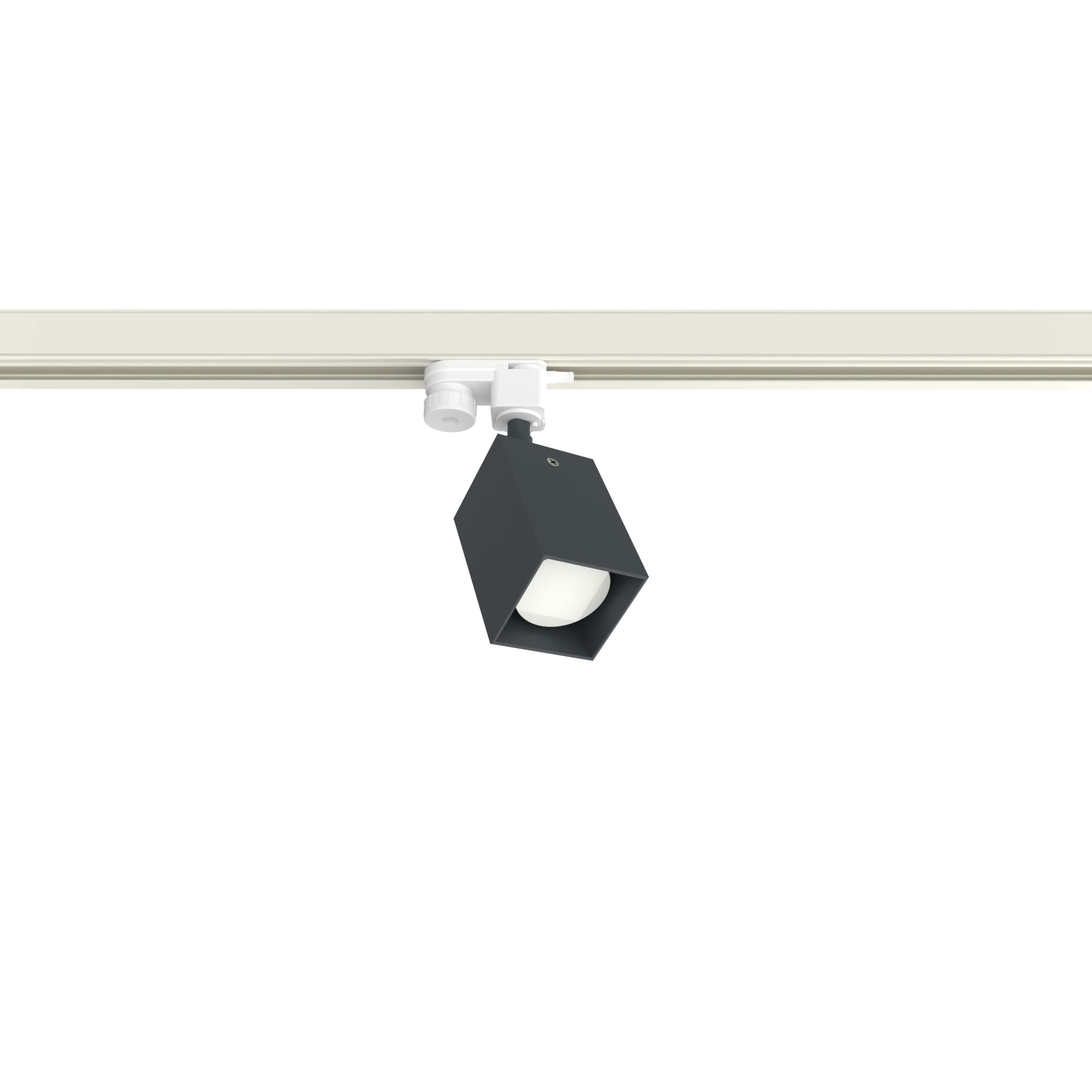 LUMICOM - BRICK TRACK H10 L.6 METALLO GRIGIO ANTRACITE 1XGU10