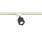 LUMICOM - BRICK TRACK H10 L.6 METALLO GRIGIO ANTRACITE 1XGU10