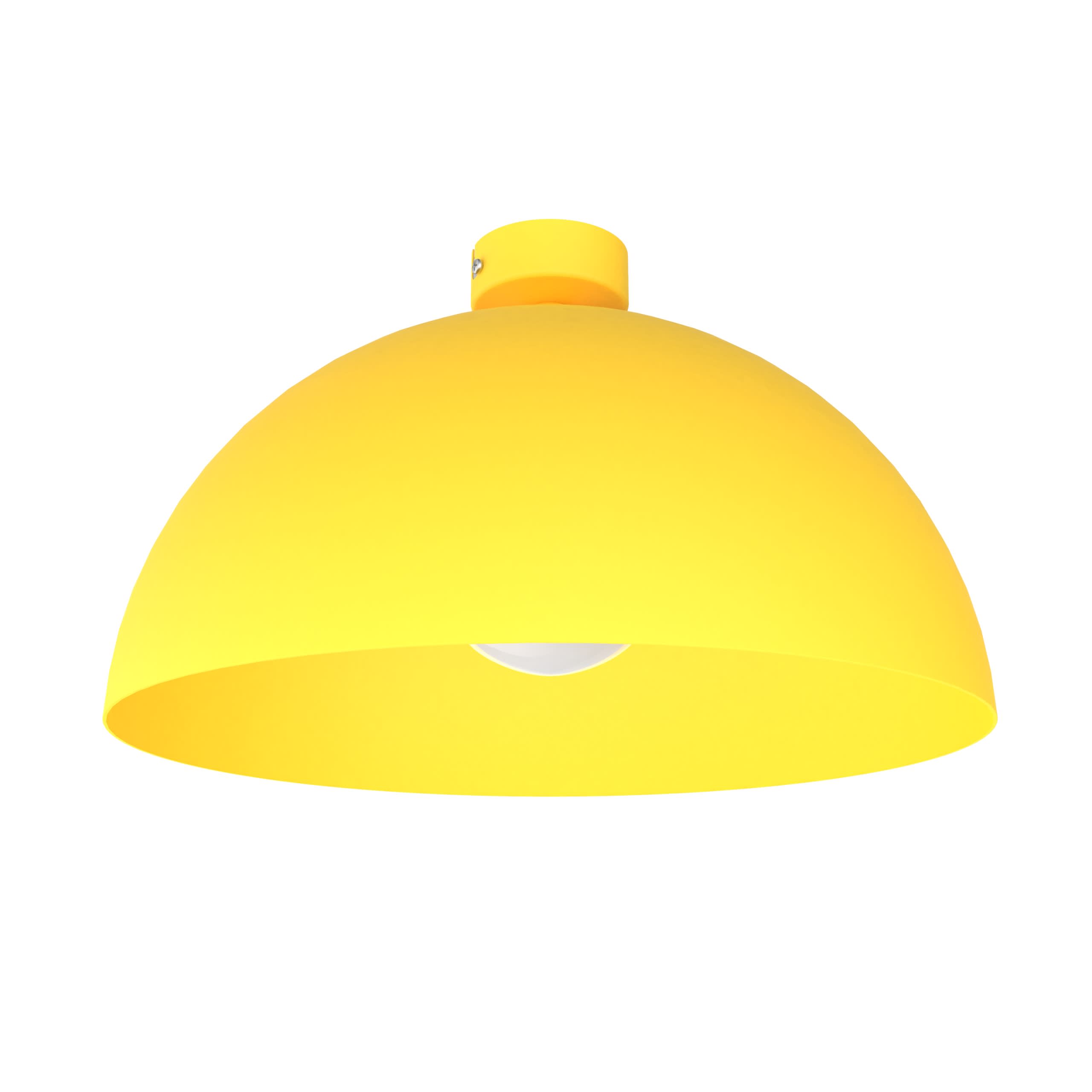 LUMICOM - CASSIS plafoniera Ø40 metallo zinc yellow 1x E27