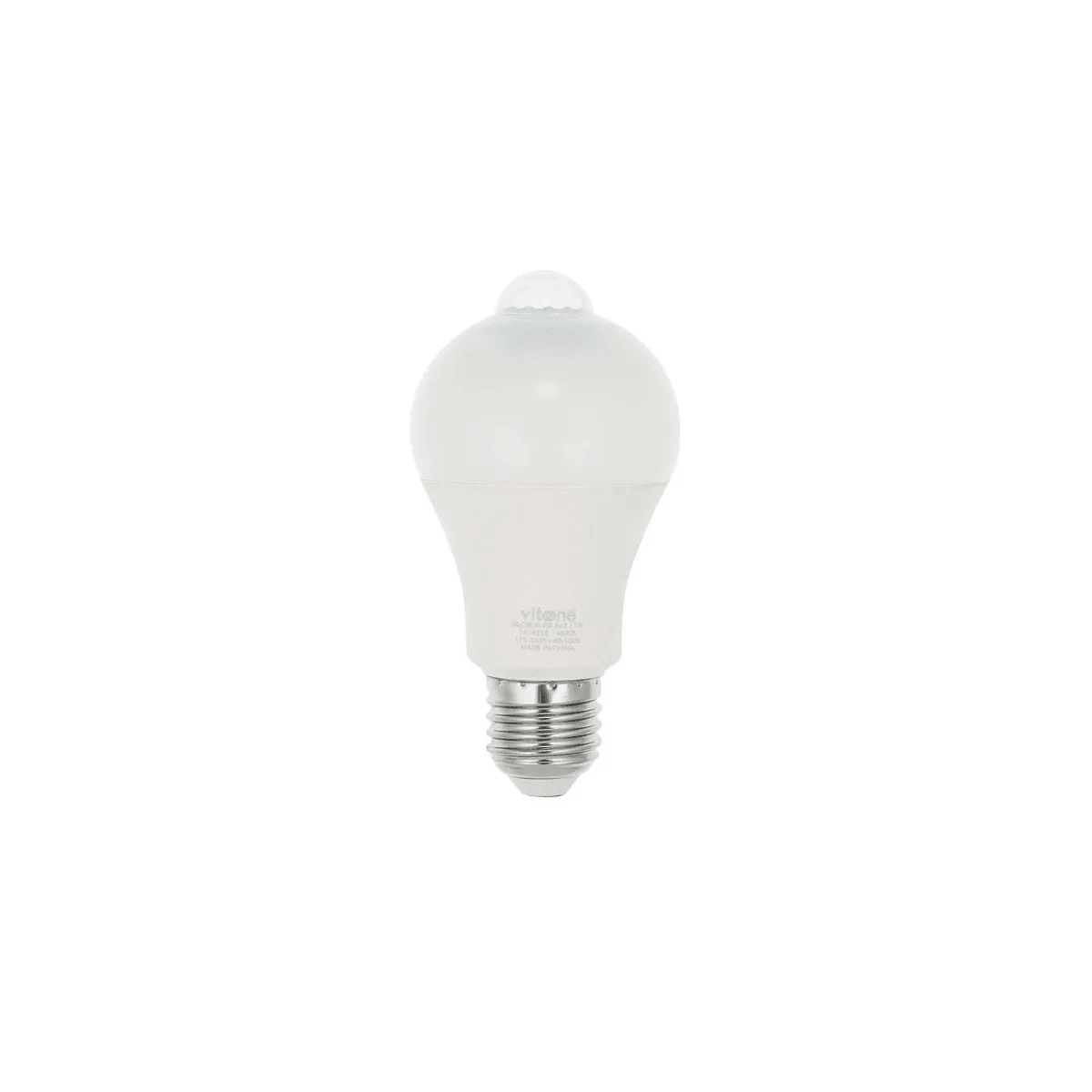 VITO - Lampadina LED Goccia A60 con sensore PIR, E27, 11W, naturale