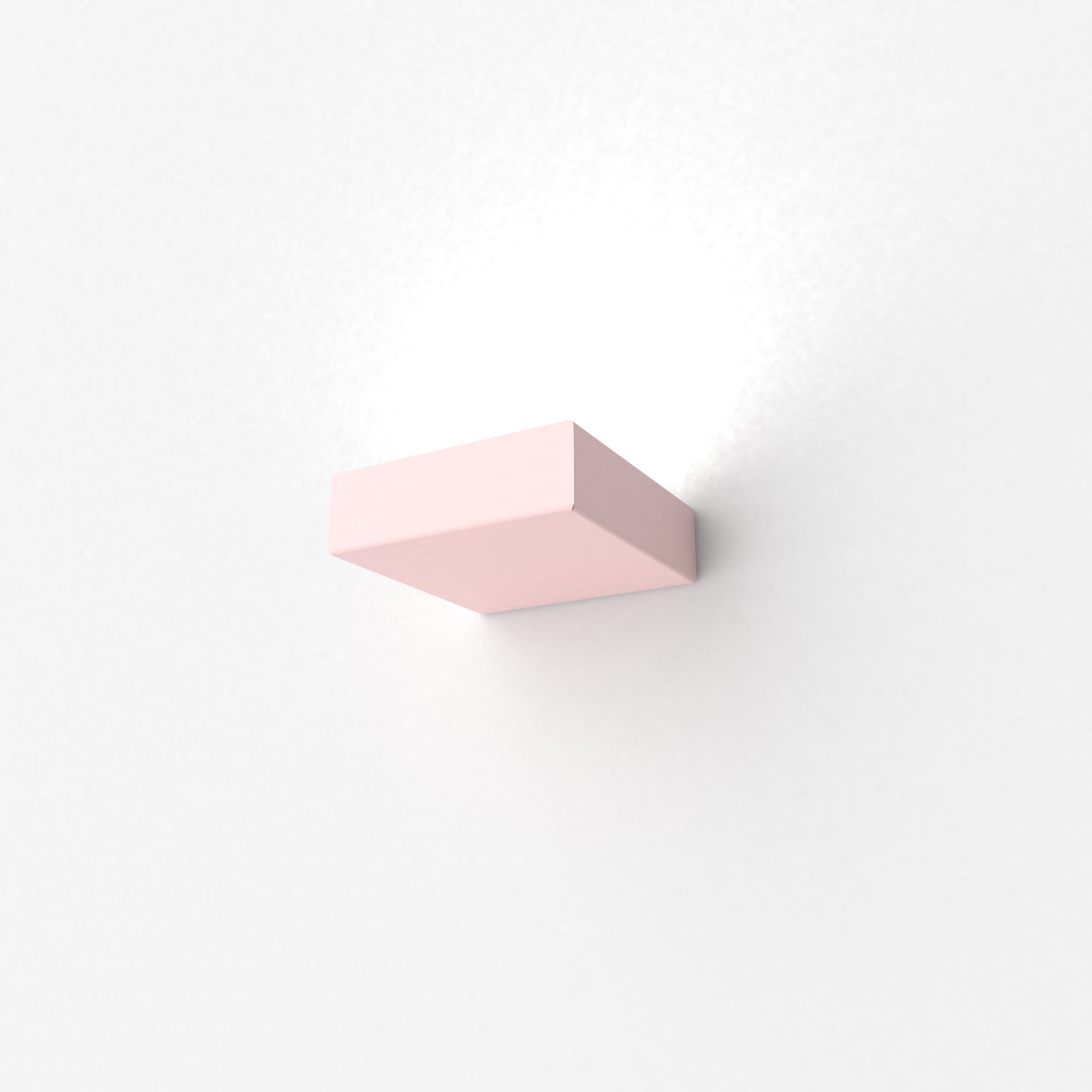 LUMICOM - MONDRIAN APPLIQUE LED 14X14 METALLO ROSA LOTUS 10W 4000K