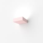 LUMICOM - MONDRIAN APPLIQUE LED 14X14 METALLO ROSA LOTUS 10W 4000K