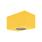 LUMICOM - LUMICOM | MANHATTAN S Plafoniera, 1X GU10, max 33W, metallo, giallo, 10x10cm